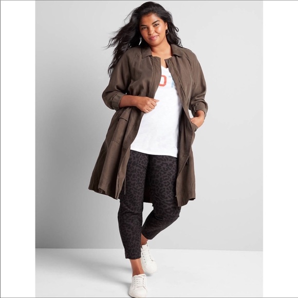 🌻NWT LANE BRYANT 14/16 or 22/24 KHAKI UTILITY YEAR ROUND JACKET - Picture 16 of 16